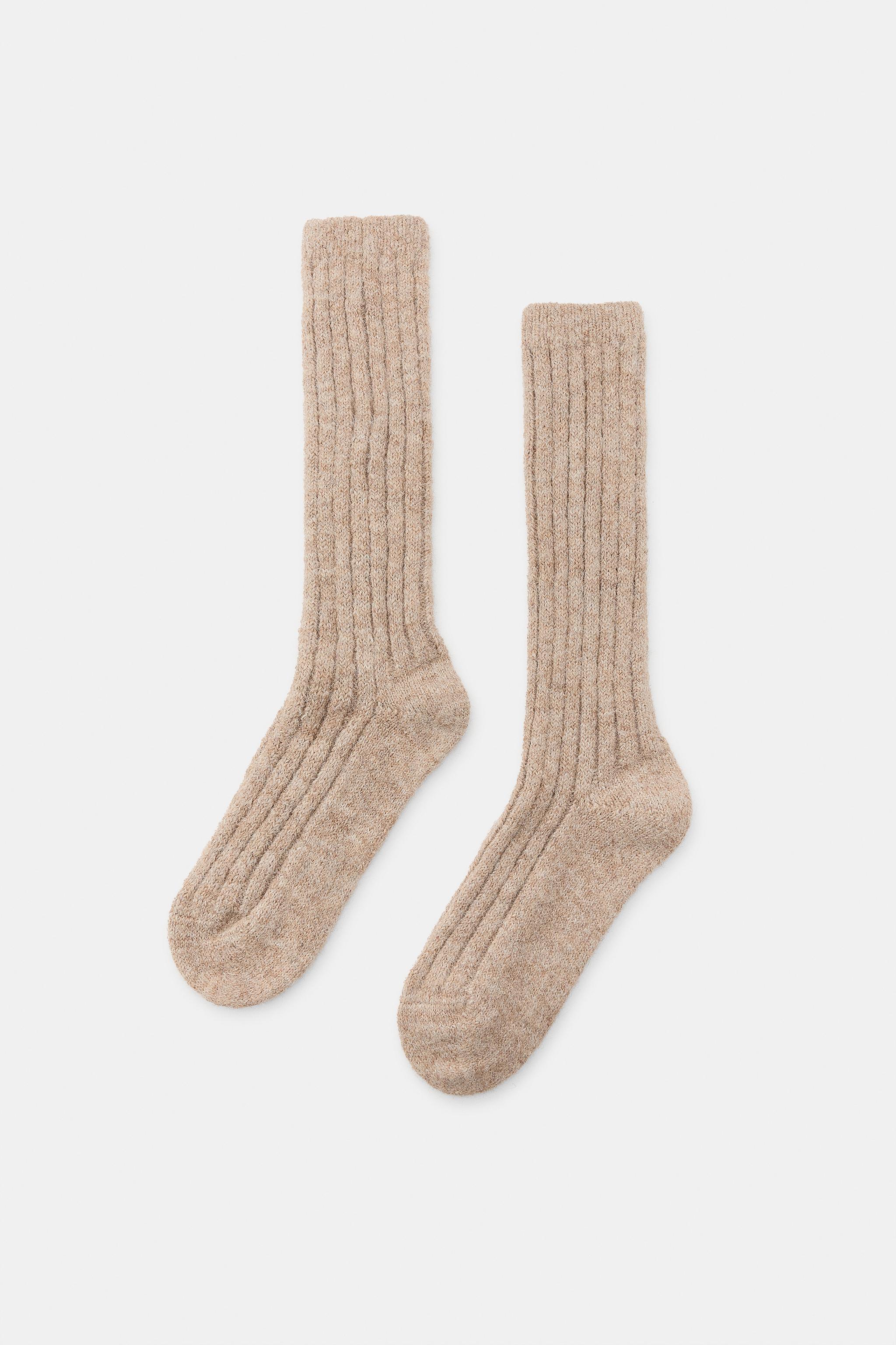 CHAUSSETTES HAUTES CANNELÉES